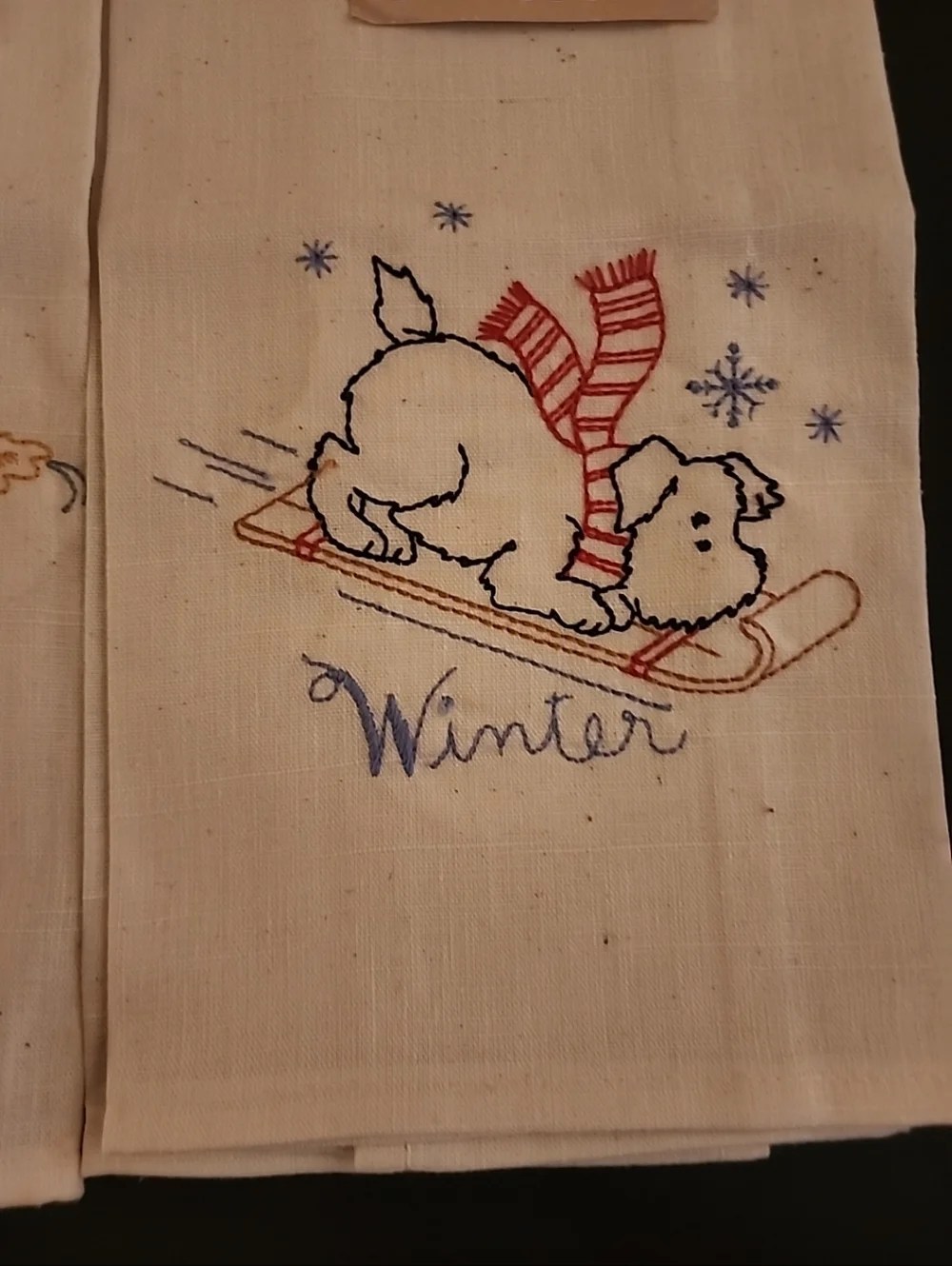 New Could be Vintage Lint Free Tea Towel, Tomorrow's Heirloom, Set Of 3, Mervyns